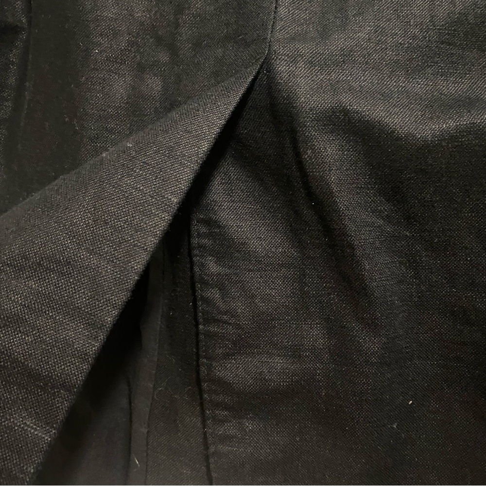 NWT Gap Linen-Cotton Belted Blazer in Black - Size L - Picture 13 of 14